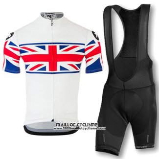 2016 Maillot Ciclismo Assos Rouge et Blanc Manches Courtes et Cuissard